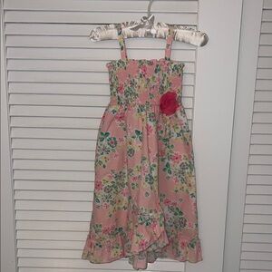 ✔️ Penelope Mack Floral Pink Kids Dress
